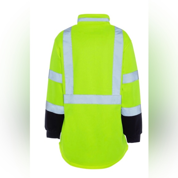 Utility Pro Women’s High Visibility Dual Tone Zip Up Long Sleeve Soft Shell - Picture 15 of 16